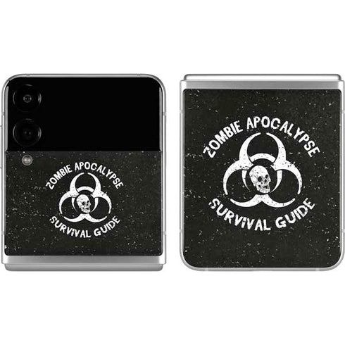 Zombie Apocalypse Survival Guide Galaxy Z Flip4 5G Skin