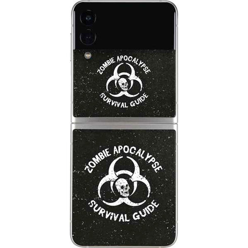 Zombie Apocalypse Survival Guide Galaxy Z Flip4 5G Skin