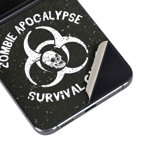Zombie Apocalypse Survival Guide Galaxy Z Flip5 5G Skin