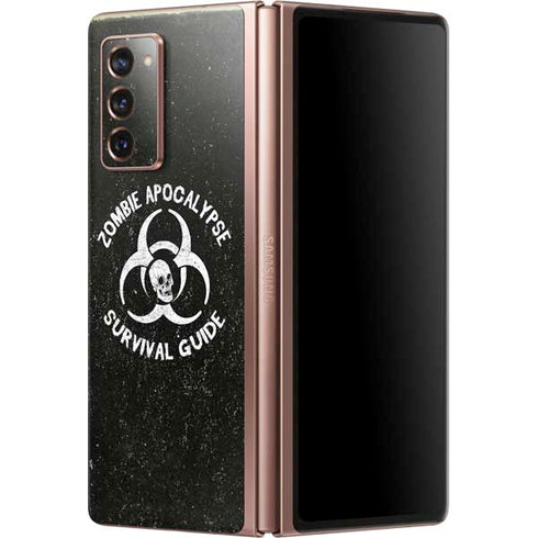 Zombie Apocalypse Survival Guide Galaxy Z Fold2 5G Skin