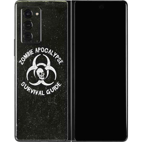 Zombie Apocalypse Survival Guide Galaxy Z Fold2 5G Skin