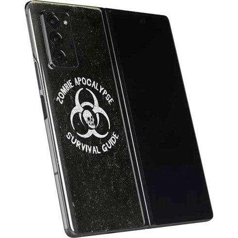 Zombie Apocalypse Survival Guide Galaxy Z Fold2 5G Skin