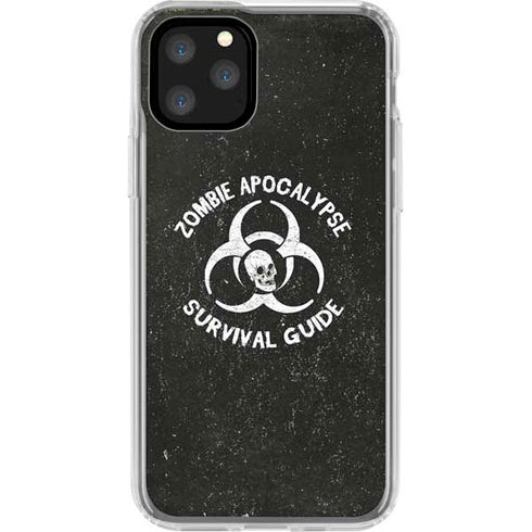 Zombie Apocalypse Survival Guide iPhone 11 Pro Clear Case
