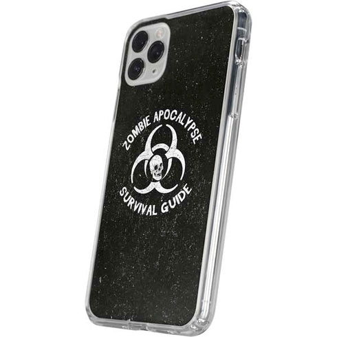 Zombie Apocalypse Survival Guide iPhone 11 Pro Clear Case