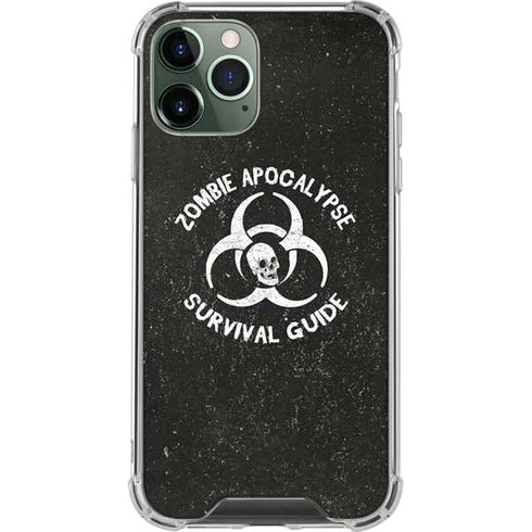 Zombie Apocalypse Survival Guide iPhone 11 Pro Max Clear Case