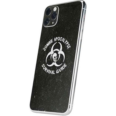 Zombie Apocalypse Survival Guide iPhone 11 Pro Max Skin