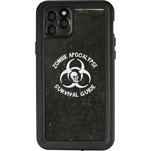 Zombie Apocalypse Survival Guide iPhone 11 Pro Max Waterproof Case