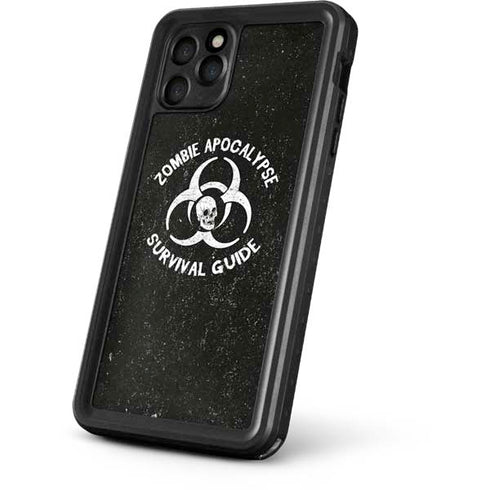 Zombie Apocalypse Survival Guide iPhone 11 Pro Max Waterproof Case
