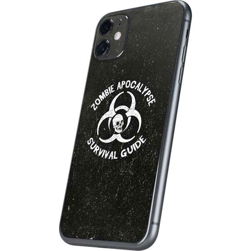 Zombie Apocalypse Survival Guide iPhone 11 Skin
