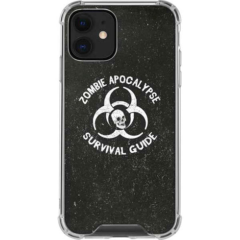 Zombie Apocalypse Survival Guide iPhone 12 Clear Case