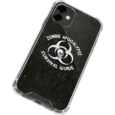 Zombie Apocalypse Survival Guide iPhone 12 Clear Case