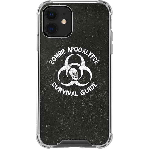 Zombie Apocalypse Survival Guide iPhone 12 Mini Clear Case