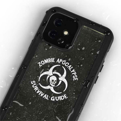 Zombie Apocalypse Survival Guide iPhone 12 Mini Waterproof Case