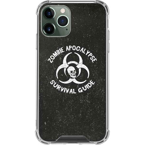 Zombie Apocalypse Survival Guide iPhone 12 Pro Clear Case