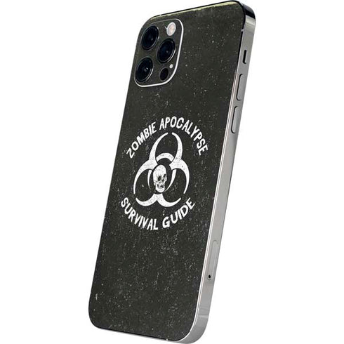 Zombie Apocalypse Survival Guide iPhone 12 Pro Max Skin