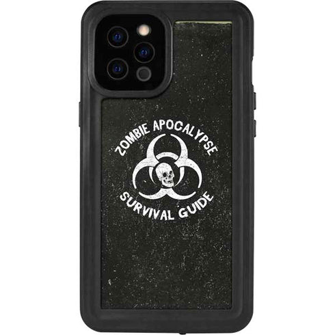 Zombie Apocalypse Survival Guide iPhone 12 Pro Max Waterproof Case