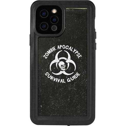 Zombie Apocalypse Survival Guide iPhone 12 Pro Waterproof Case