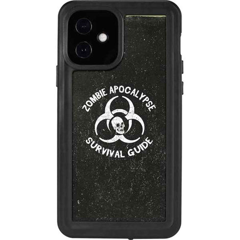 Zombie Apocalypse Survival Guide iPhone 12 Waterproof Case