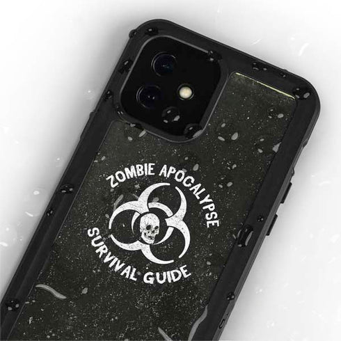 Zombie Apocalypse Survival Guide iPhone 12 Waterproof Case