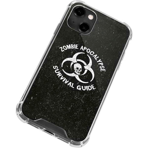 Zombie Apocalypse Survival Guide iPhone 13 Clear Case