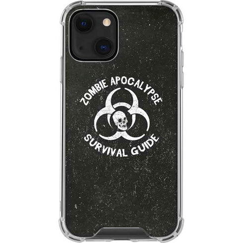 Zombie Apocalypse Survival Guide iPhone 13 Mini Clear Case