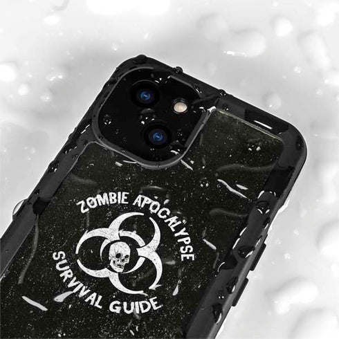Zombie Apocalypse Survival Guide iPhone 13 Mini Waterproof Case
