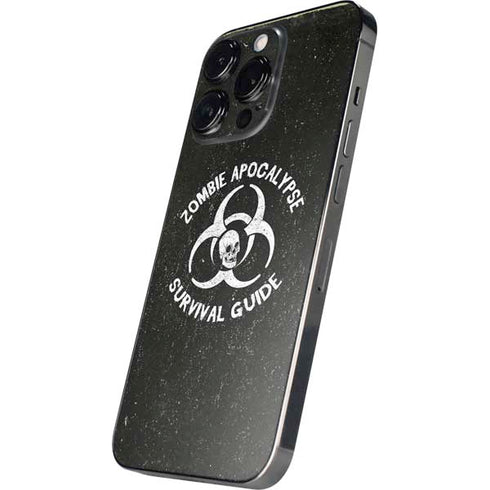 Zombie Apocalypse Survival Guide iPhone 13 Pro Skin