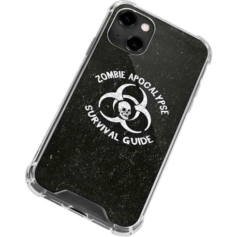 Zombie Apocalypse Survival Guide iPhone 14 Clear Case