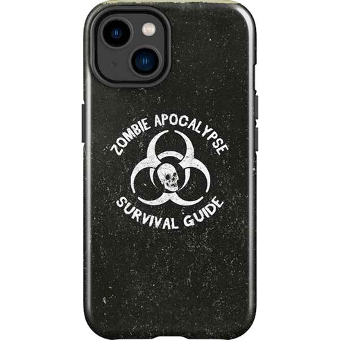 Zombie Apocalypse Survival Guide iPhone 15 Plus Impact Case