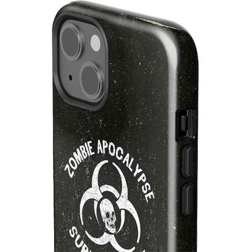 Zombie Apocalypse Survival Guide iPhone 15 Impact Case