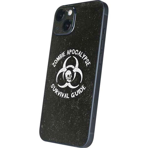 Zombie Apocalypse Survival Guide iPhone 15 Plus Skin
