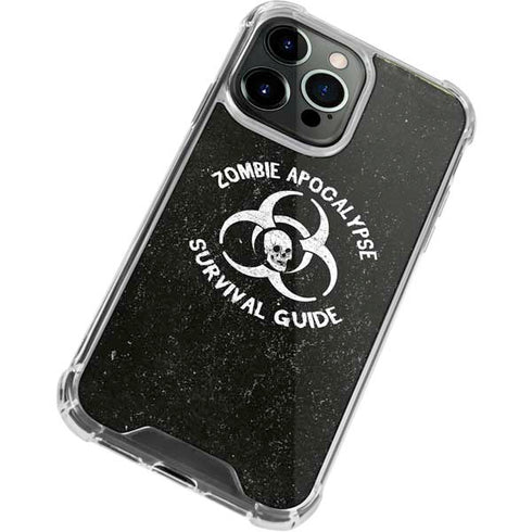 Zombie Apocalypse Survival Guide iPhone 14 Pro Max Clear Case