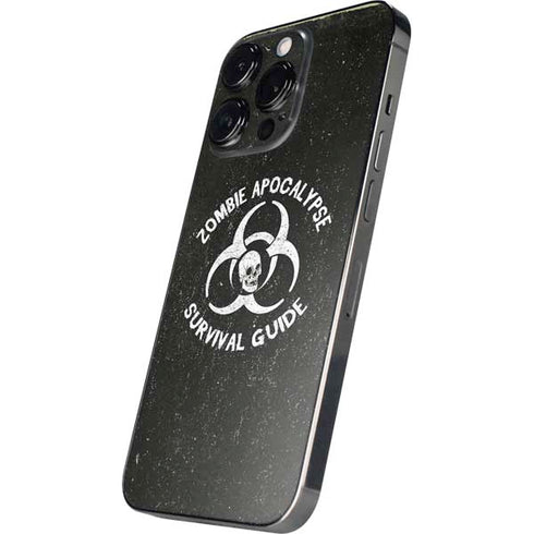 Zombie Apocalypse Survival Guide iPhone 15 Pro Skin