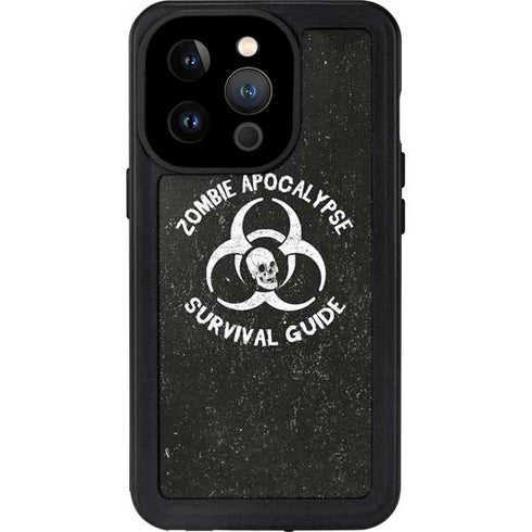 Zombie Apocalypse Survival Guide iPhone 14 Pro Waterproof Case