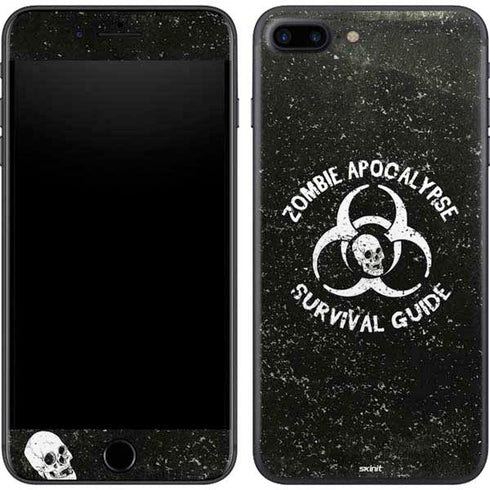 Zombie Apocalypse Survival Guide iPhone 8 Plus Skin