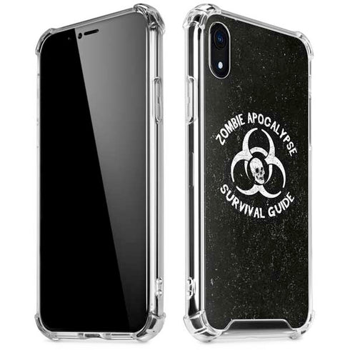 Zombie Apocalypse Survival Guide iPhone XR Clear Case
