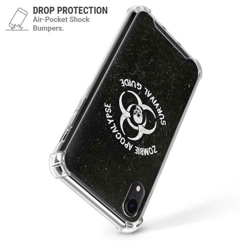Zombie Apocalypse Survival Guide iPhone XR Clear Case