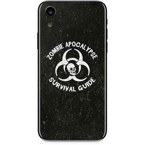 Zombie Apocalypse Survival Guide iPhone XR Skin