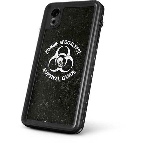 Zombie Apocalypse Survival Guide iPhone XR Waterproof Case
