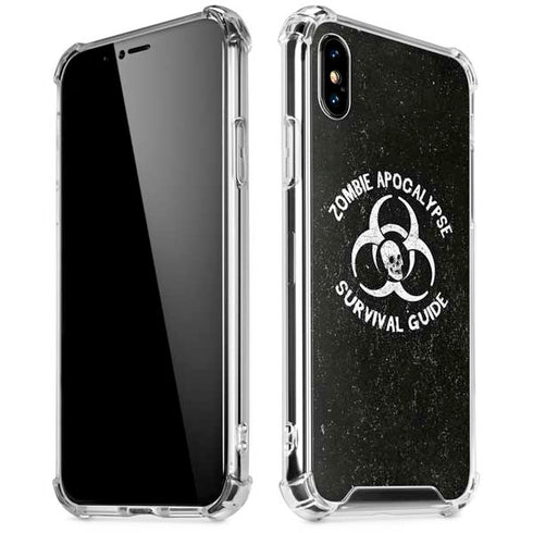 Zombie Apocalypse Survival Guide iPhone XS Max Clear Case