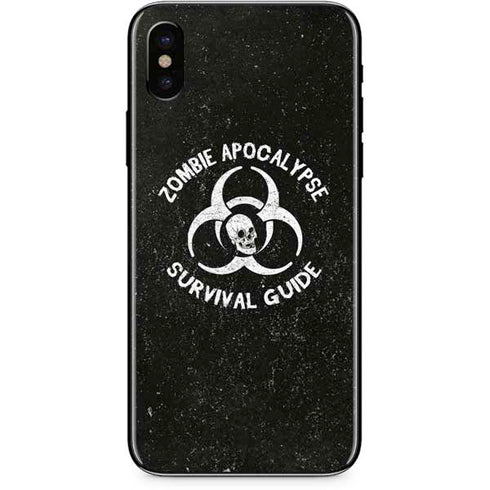 Zombie Apocalypse Survival Guide iPhone XS Max Skin