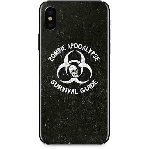 Zombie Apocalypse Survival Guide iPhone XS Skin