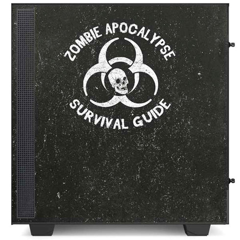 Zombie Apocalypse Survival Guide NZXT H510 Compact ATX Mid-Tower Case Skin