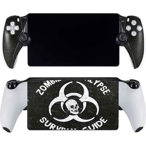 Zombie Apocalypse Survival Guide PlayStation Portal Remote Player Skin