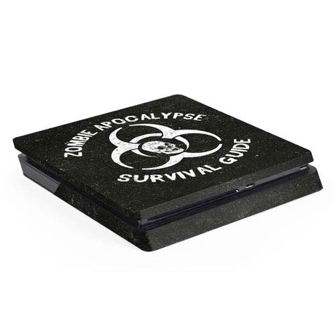 Zombie Apocalypse Survival Guide PS4 Slim Skin