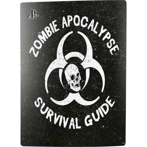 Zombie Apocalypse Survival Guide PS5 Console Skin