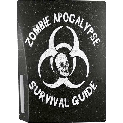 Zombie Apocalypse Survival Guide PS5 Console Skin