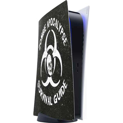Zombie Apocalypse Survival Guide PS5 Digital Edition Console Skin