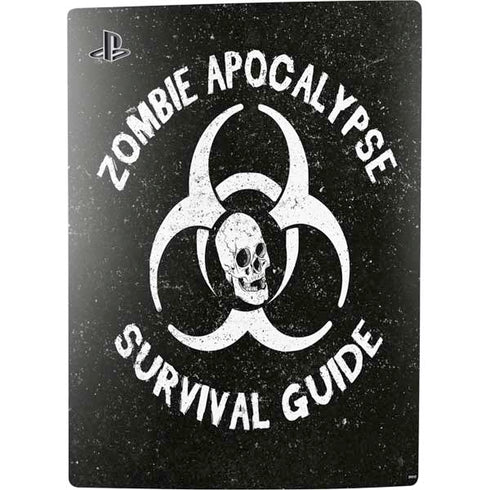 Zombie Apocalypse Survival Guide PS5 Digital Edition Console Skin
