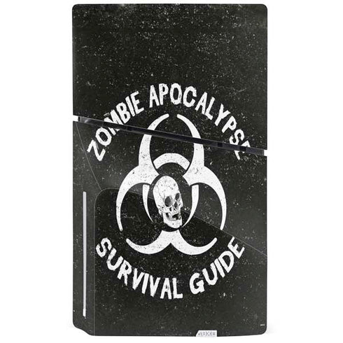 Zombie Apocalypse Survival Guide PS5 Slim Disk Bundle Skin